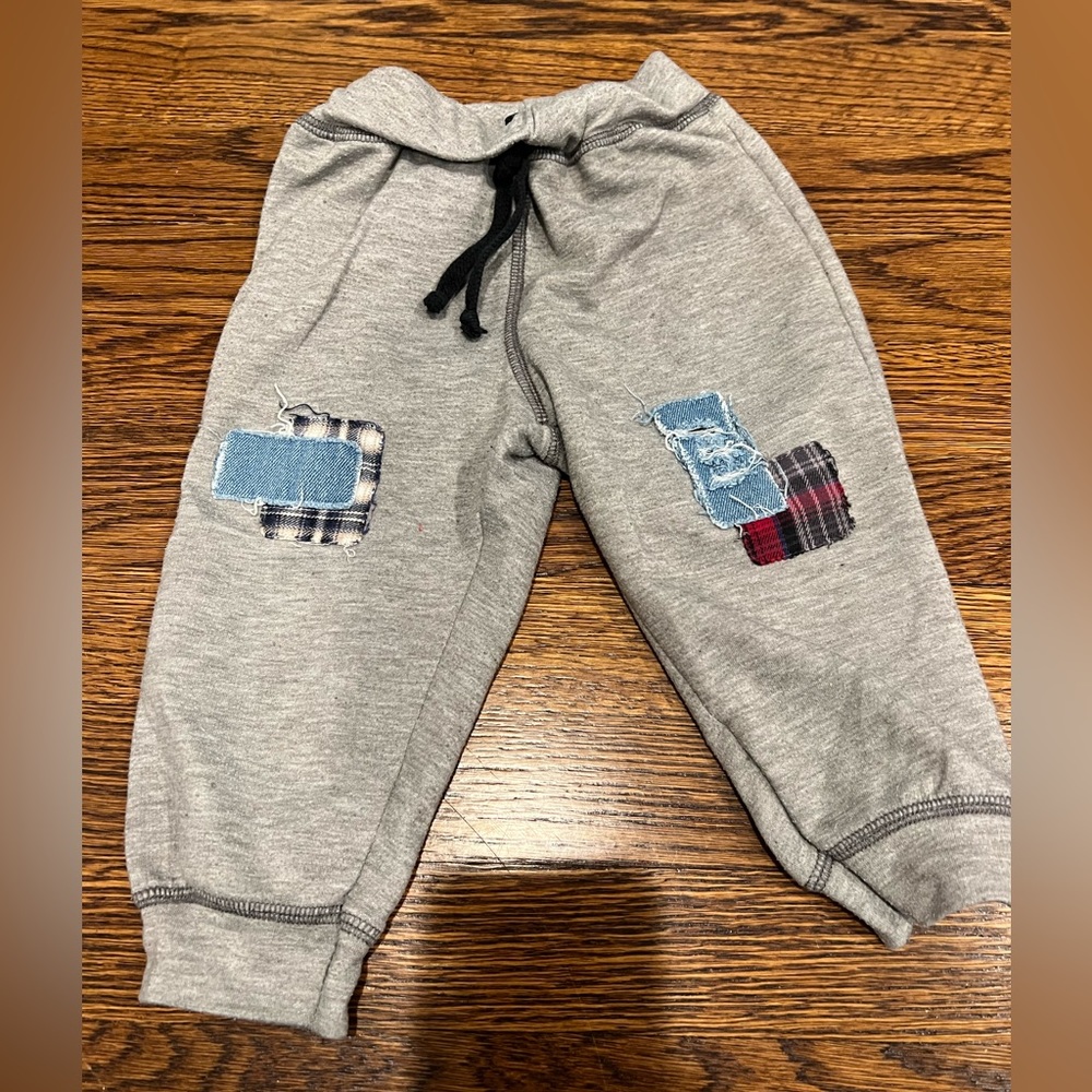 Denim & Flannel Patch Sweatpants
